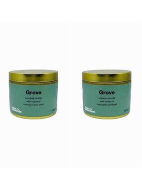 Room Essentials Grove Scented Candles - 2 Pack - 3 oz / 85g x 2
